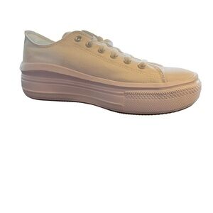 Size 9.5 - Converse Chuck Taylor All Star Lift Platform High You Dew You White